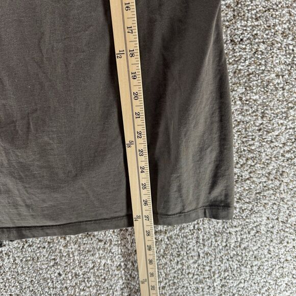 Athleta Shirt Womens Extra Large Gray Embroidered Tank Top Sleeveless Cotton - Picture 13 of 14